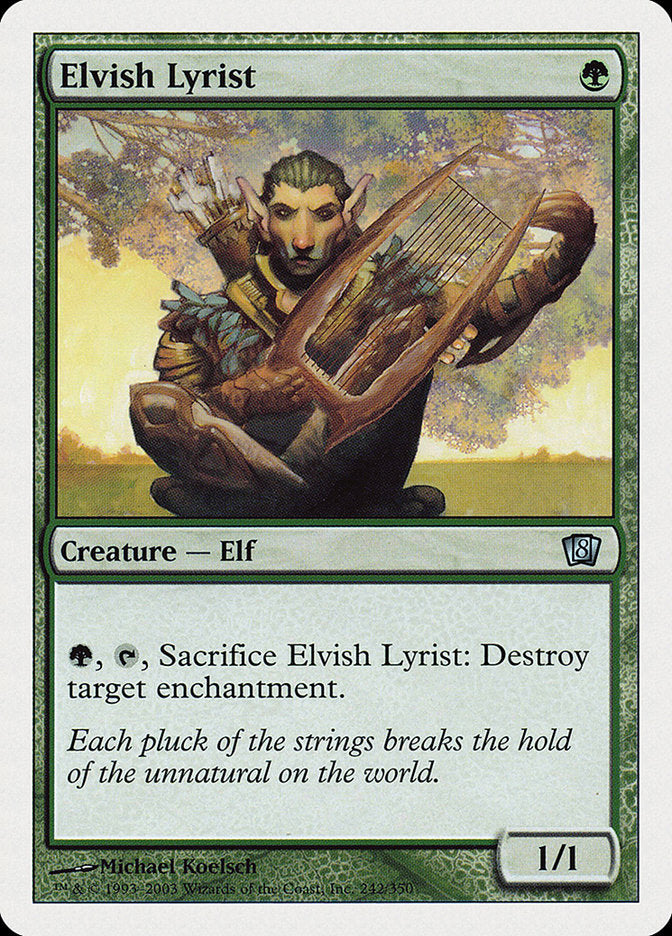 Elvish Lyrist [Eighth Edition] | Card Merchant Takapuna