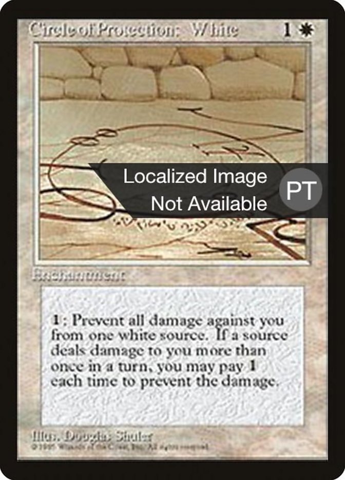 Circle of Protection: White [Fourth Edition (Foreign Black Border)] | Card Merchant Takapuna