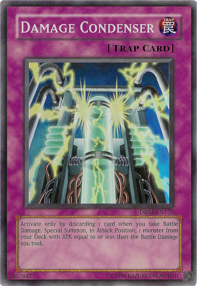 Damage Condenser [DR04-EN172] Super Rare | Card Merchant Takapuna