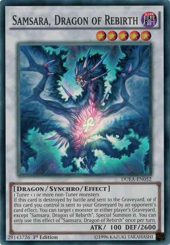 Samsara, Dragon of Rebirth [DUEA-EN052] Super Rare | Card Merchant Takapuna