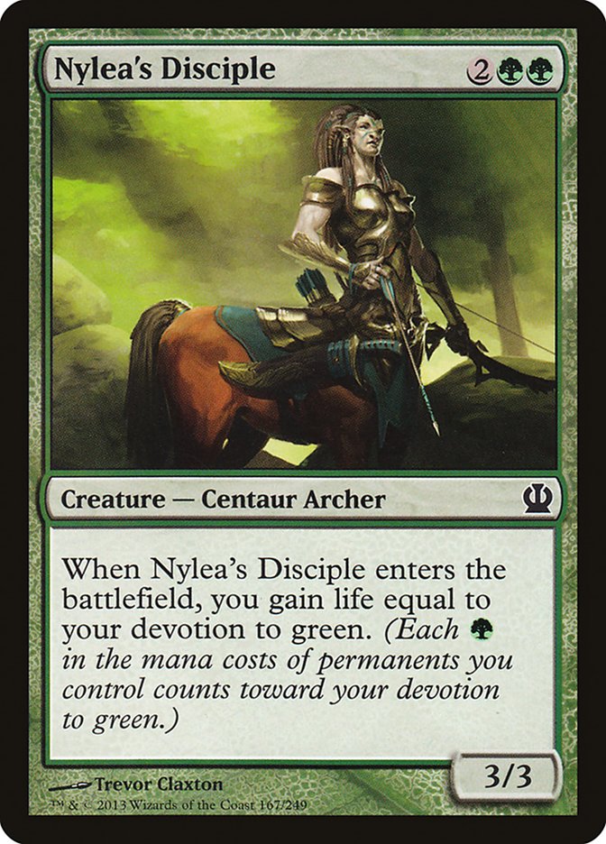 Nylea's Disciple [Theros] | Card Merchant Takapuna