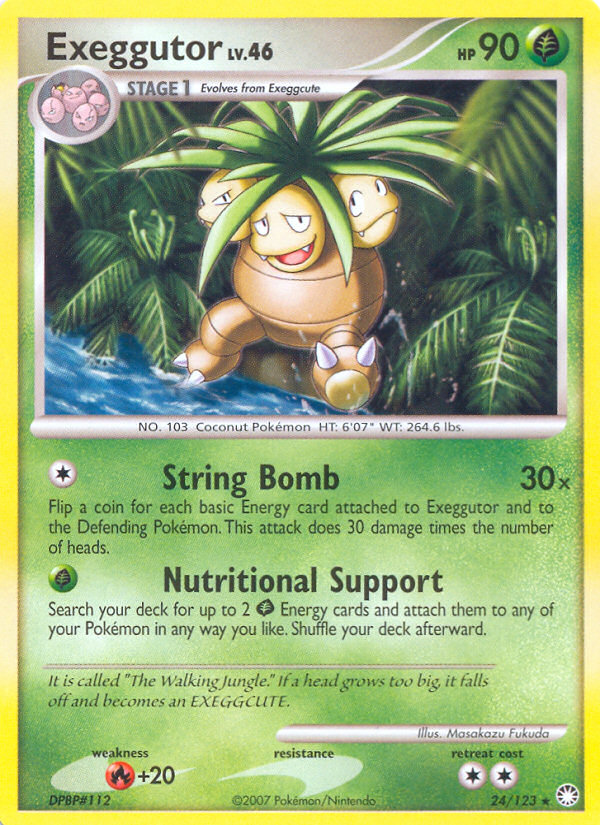 Exeggutor (24/123) [Diamond & Pearl: Mysterious Treasures] | Card Merchant Takapuna