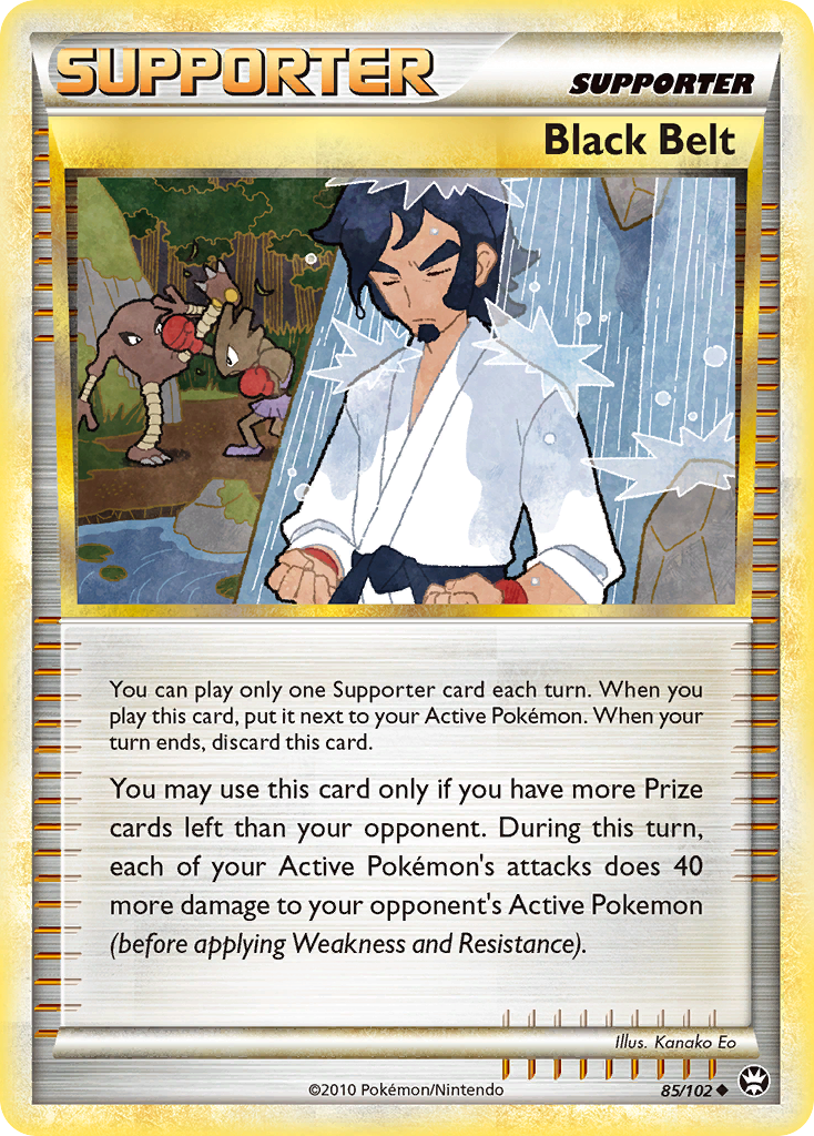 Black Belt (85/102) [HeartGold & SoulSilver: Triumphant] | Card Merchant Takapuna