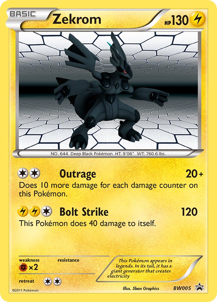 Zekrom (BW005) [Black & White: Black Star Promos] | Card Merchant Takapuna