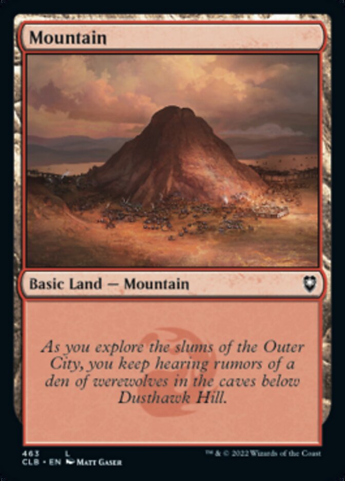 Mountain (463) [Commander Legends: Battle for Baldur's Gate] | Card Merchant Takapuna