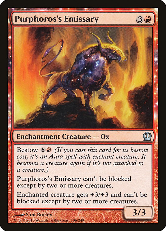 Purphoros's Emissary [Theros] | Card Merchant Takapuna