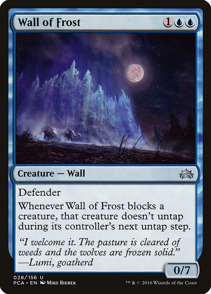 Wall of Frost [Planechase Anthology] | Card Merchant Takapuna