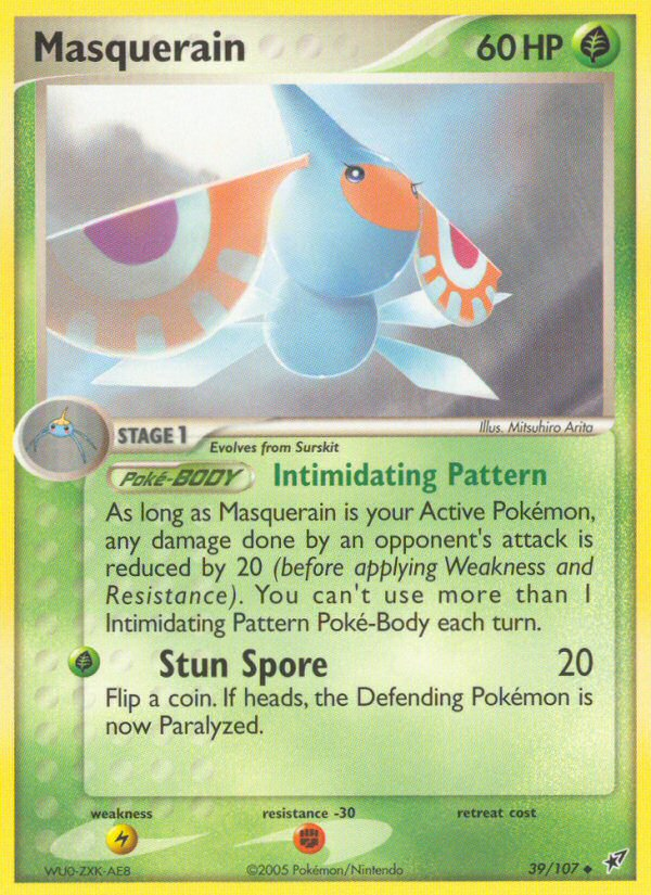 Masquerain (39/107) [EX: Deoxys] | Card Merchant Takapuna