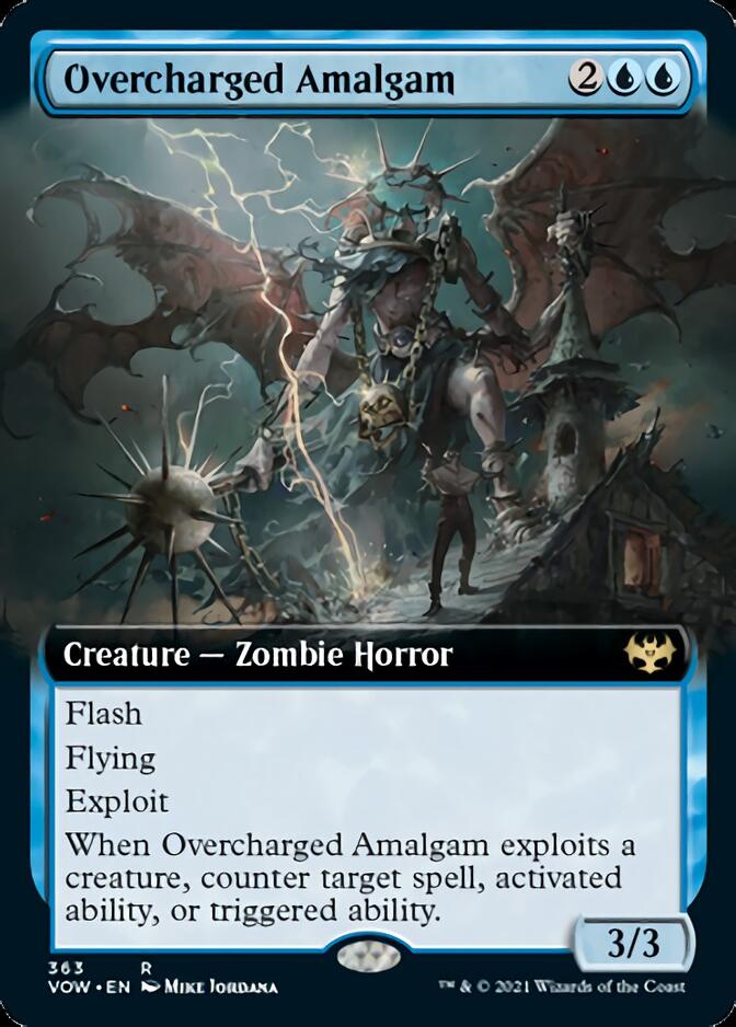 Overcharged Amalgam (Extended Art) [Innistrad: Crimson Vow] | Card Merchant Takapuna