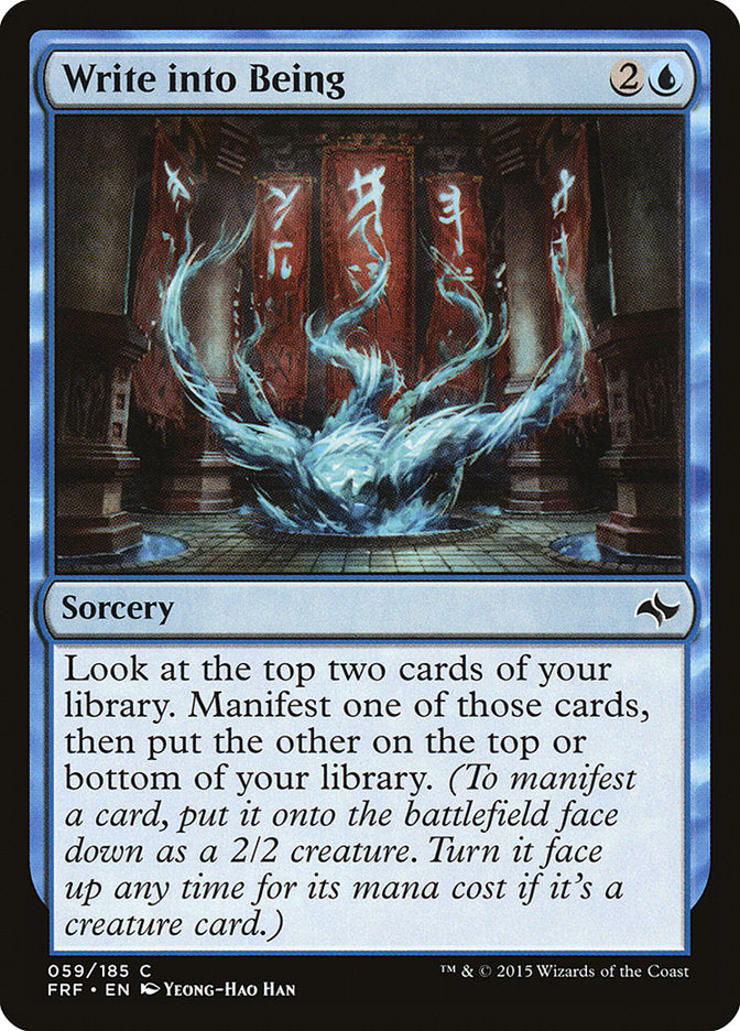 Write into Being [Fate Reforged] | Card Merchant Takapuna