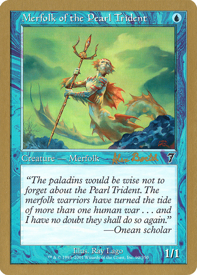 Merfolk of the Pearl Trident (Alex Borteh) [World Championship Decks 2001] | Card Merchant Takapuna