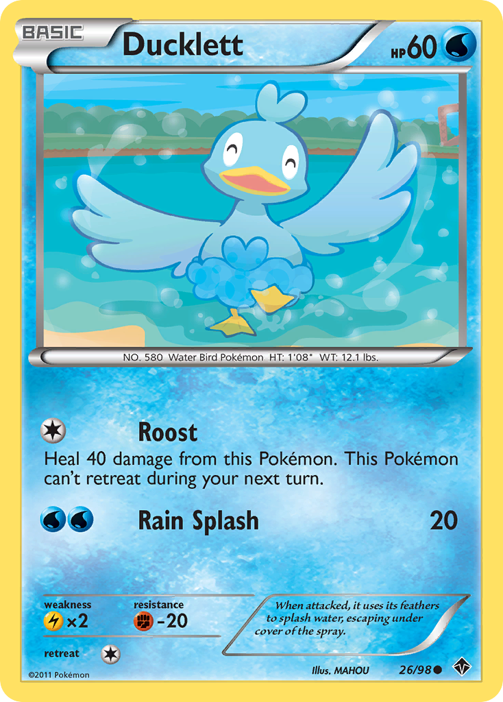 Ducklett (26/98) [Black & White: Emerging Powers] | Card Merchant Takapuna