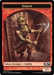 Goblin // Thopter Double-Sided Token (Game Night) [Core Set 2019 Tokens] | Card Merchant Takapuna