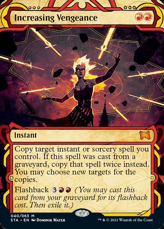 Increasing Vengeance (Foil Etched) [Strixhaven: School of Mages Mystical Archive] | Card Merchant Takapuna