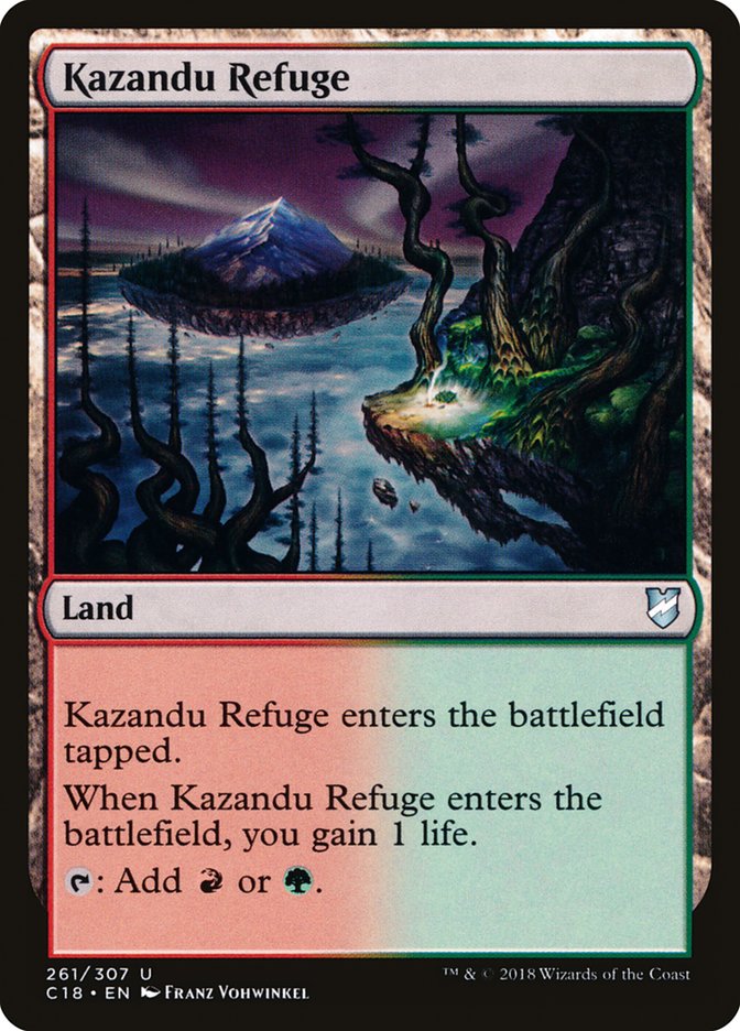 Kazandu Refuge [Commander 2018] | Card Merchant Takapuna