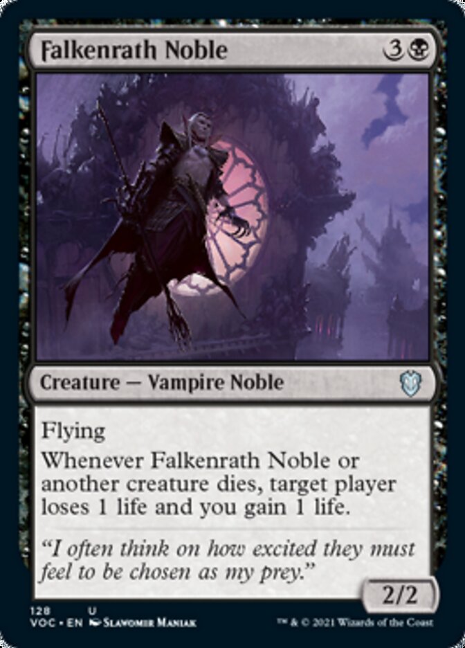 Falkenrath Noble [Innistrad: Crimson Vow Commander] | Card Merchant Takapuna