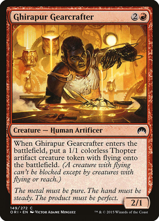 Ghirapur Gearcrafter [Magic Origins] | Card Merchant Takapuna