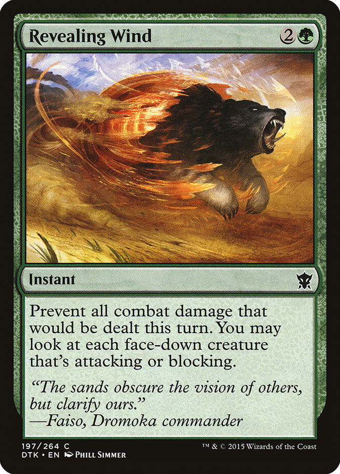 Revealing Wind [Dragons of Tarkir] | Card Merchant Takapuna