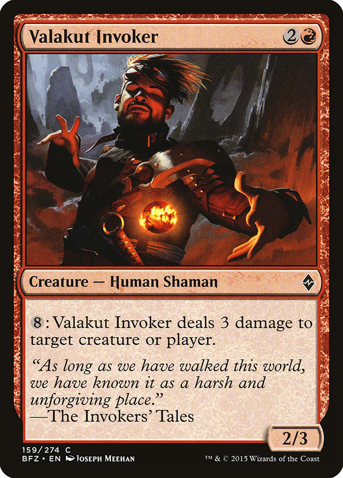 Valakut Invoker [Battle for Zendikar] | Card Merchant Takapuna