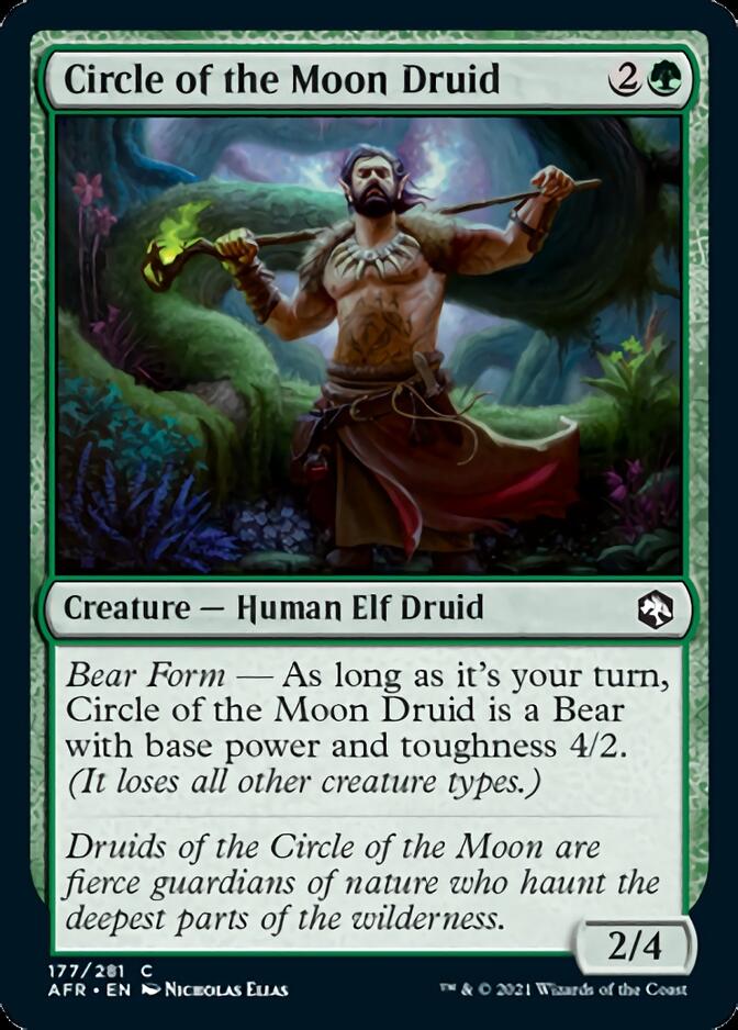 Circle of the Moon Druid [Dungeons & Dragons: Adventures in the Forgotten Realms] | Card Merchant Takapuna