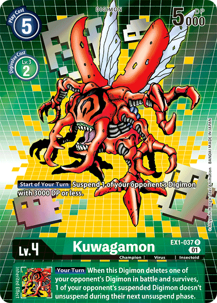 Kuwagamon [EX1-037] (Alternate Art) [Classic Collection] | Card Merchant Takapuna