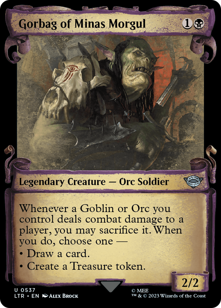 Gorbag of Minas Morgul [The Lord of the Rings: Tales of Middle-Earth Showcase Scrolls] | Card Merchant Takapuna