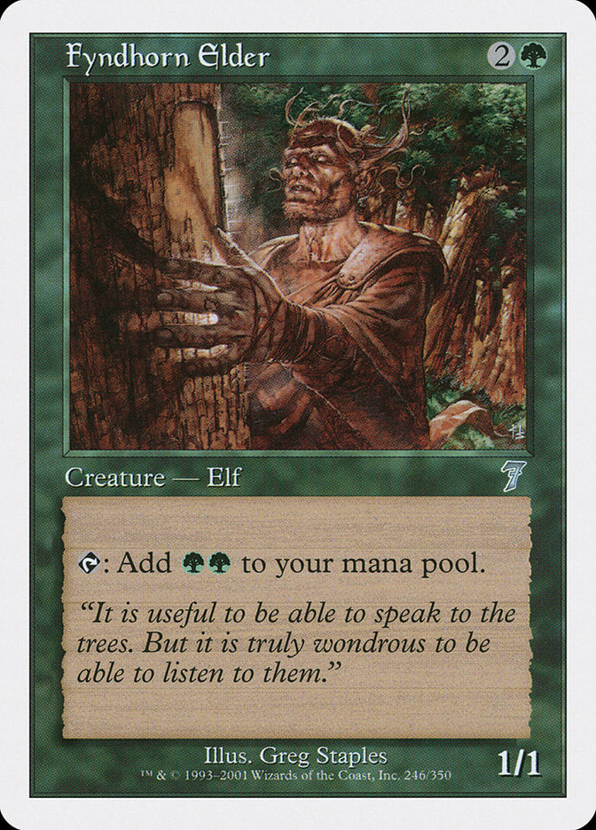 Fyndhorn Elder [Seventh Edition] | Card Merchant Takapuna