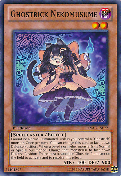 Ghostrick Nekomusume [LVAL-EN023] Common | Card Merchant Takapuna