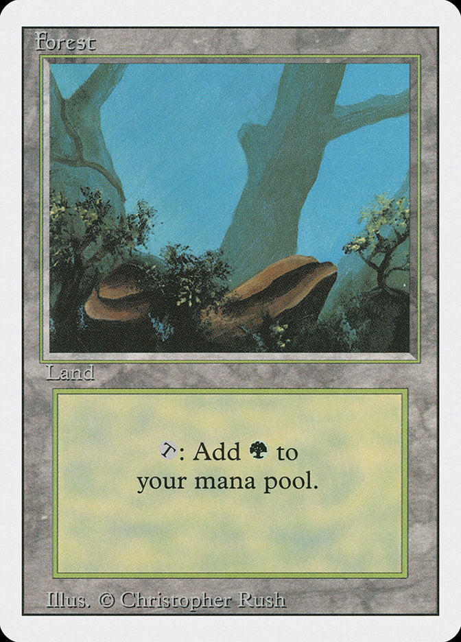 Forest (Two Stones) [Revised Edition] | Card Merchant Takapuna