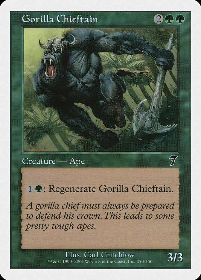 Gorilla Chieftain [Seventh Edition] | Card Merchant Takapuna