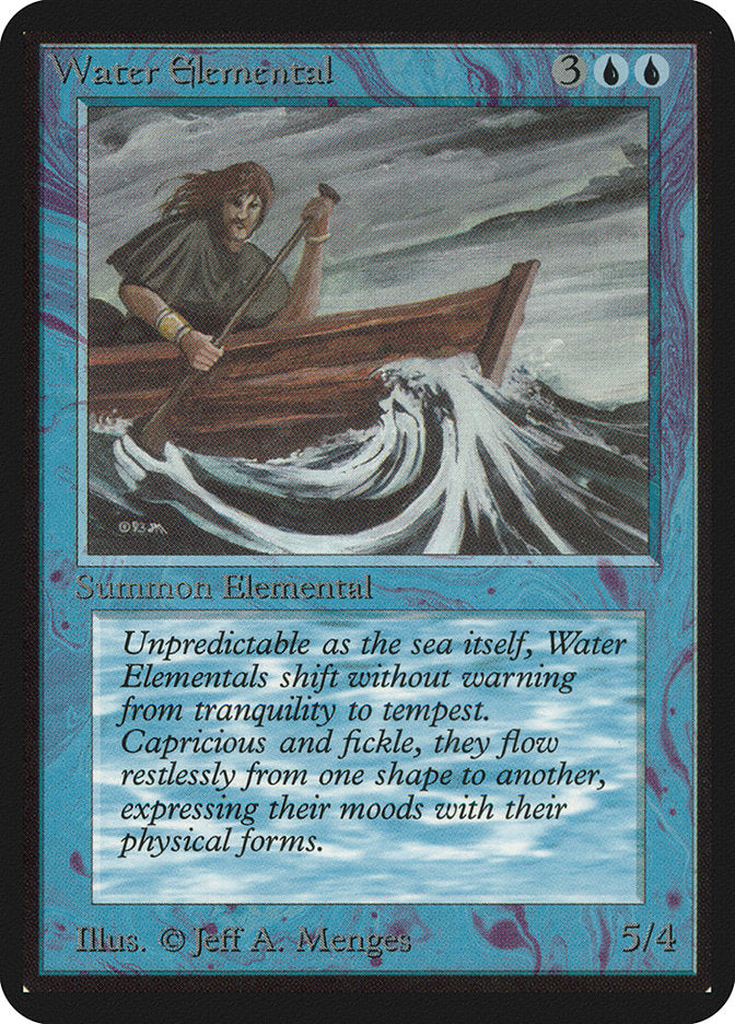 Water Elemental [Alpha Edition] | Card Merchant Takapuna