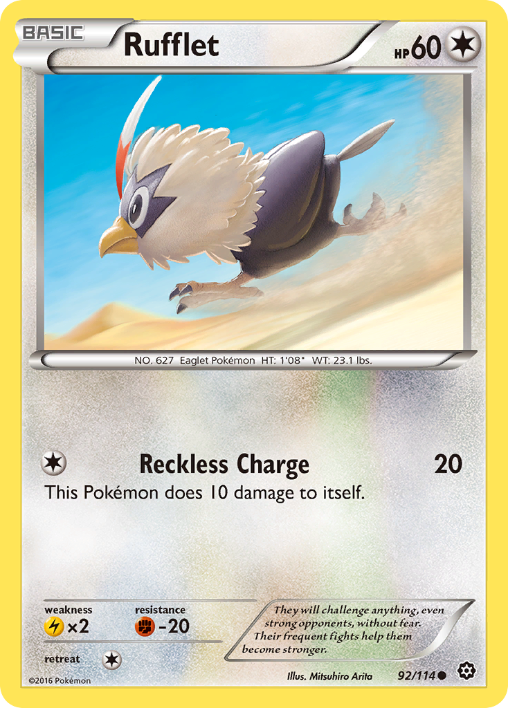 Rufflet (92/114) [XY: Steam Siege] | Card Merchant Takapuna