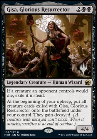 Gisa, Glorious Resurrector (Promo Pack) [Innistrad: Midnight Hunt Promos] | Card Merchant Takapuna