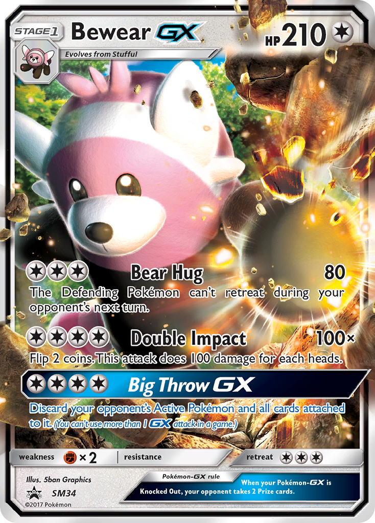 Bewear GX (SM34) [Sun & Moon: Black Star Promos] | Card Merchant Takapuna