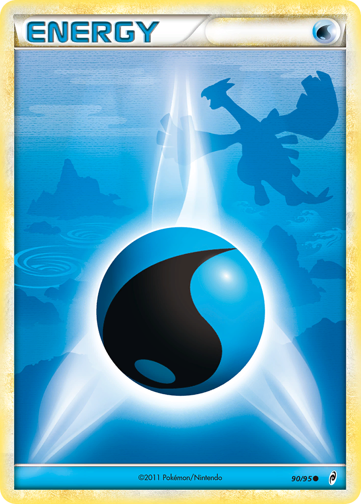 Water Energy (90/95) [HeartGold & SoulSilver: Call of Legends] | Card Merchant Takapuna