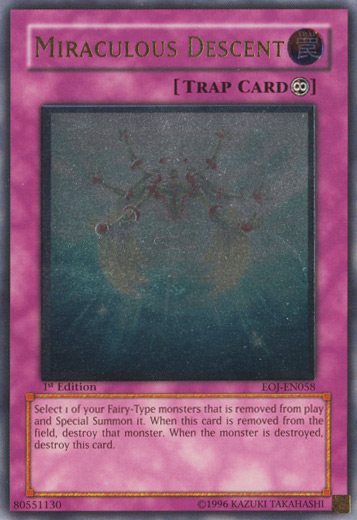 Miraculous Descent [EOJ-EN058] Ultimate Rare | Card Merchant Takapuna