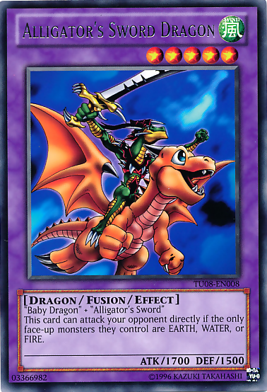 Alligator's Sword Dragon [TU08-EN008] Rare | Card Merchant Takapuna