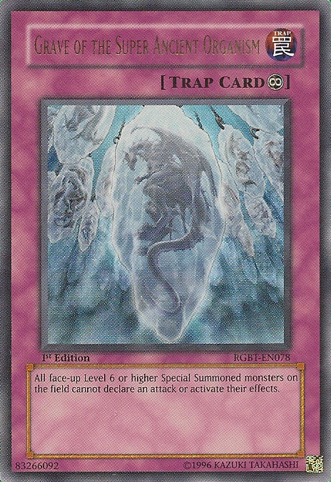 Grave of the Super Ancient Organism [RGBT-EN078] Ultra Rare | Card Merchant Takapuna