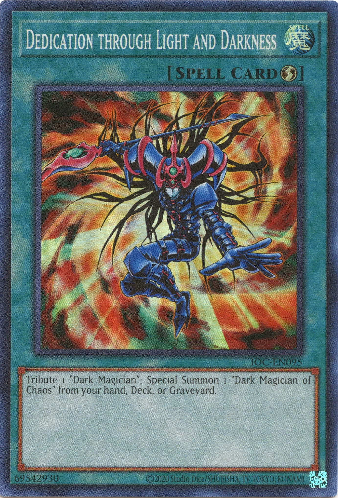 Dedication Through Light and Darkness (25th Anniversary) [IOC-EN095] Super Rare | Card Merchant Takapuna