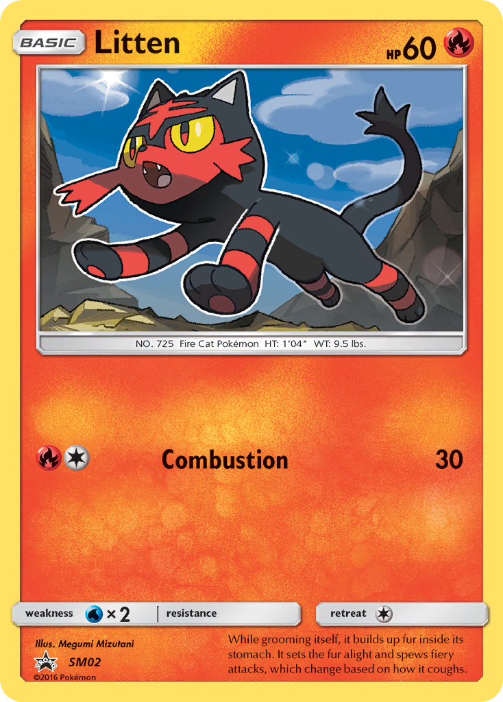 Litten (SM02) [Sun & Moon: Black Star Promos] | Card Merchant Takapuna