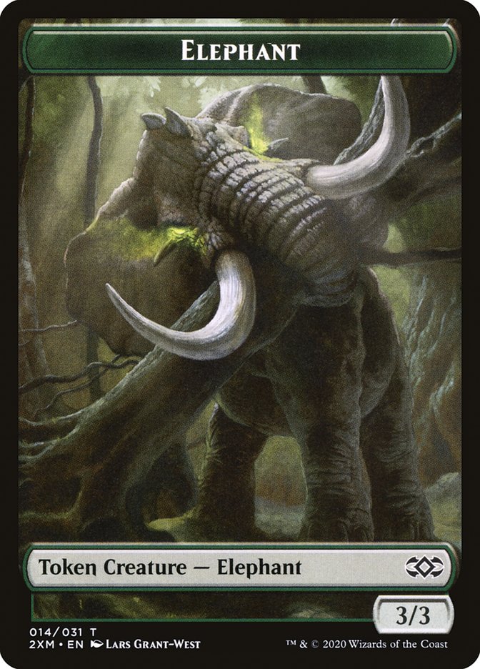 Elephant Token [Double Masters Tokens] | Card Merchant Takapuna