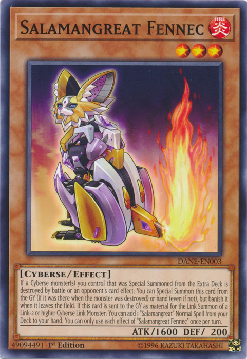 Salamangreat Fennec [DANE-EN003] Common | Card Merchant Takapuna