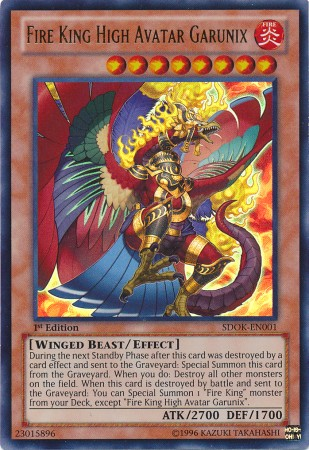 Fire King High Avatar Garunix [SDOK-EN001] Ultra Rare | Card Merchant Takapuna