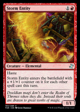 Storm Entity [Time Spiral Remastered] | Card Merchant Takapuna