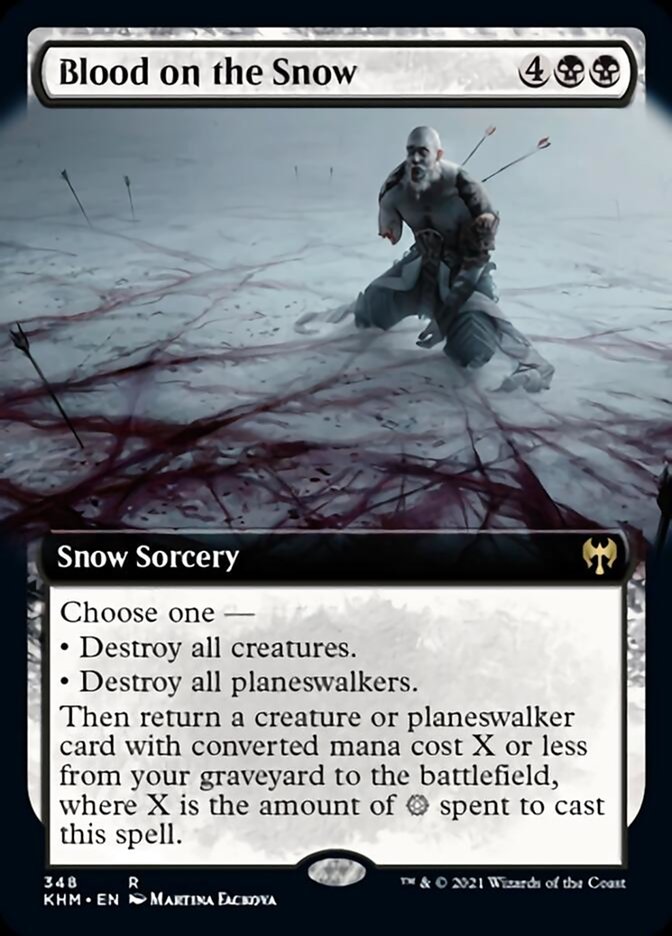 Blood on the Snow (Extended Art) [Kaldheim] | Card Merchant Takapuna