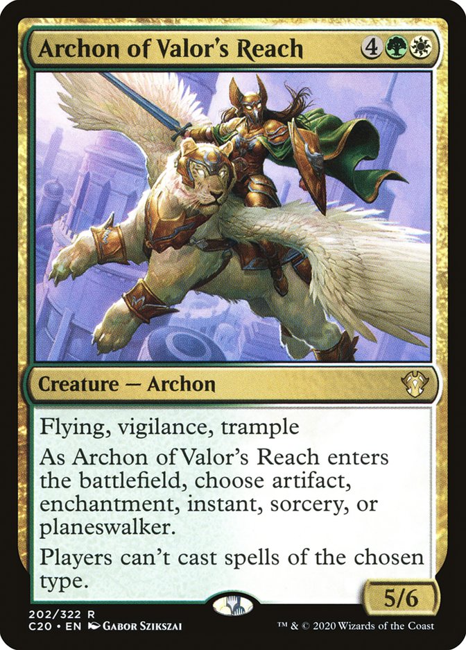 Archon of Valor's Reach [Commander 2020] | Card Merchant Takapuna