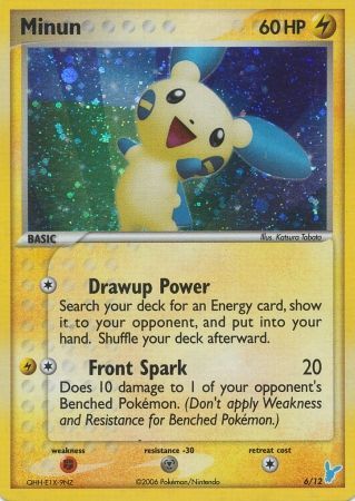 Minun (6/12) [EX: Trainer Kit 2 - Minun] | Card Merchant Takapuna