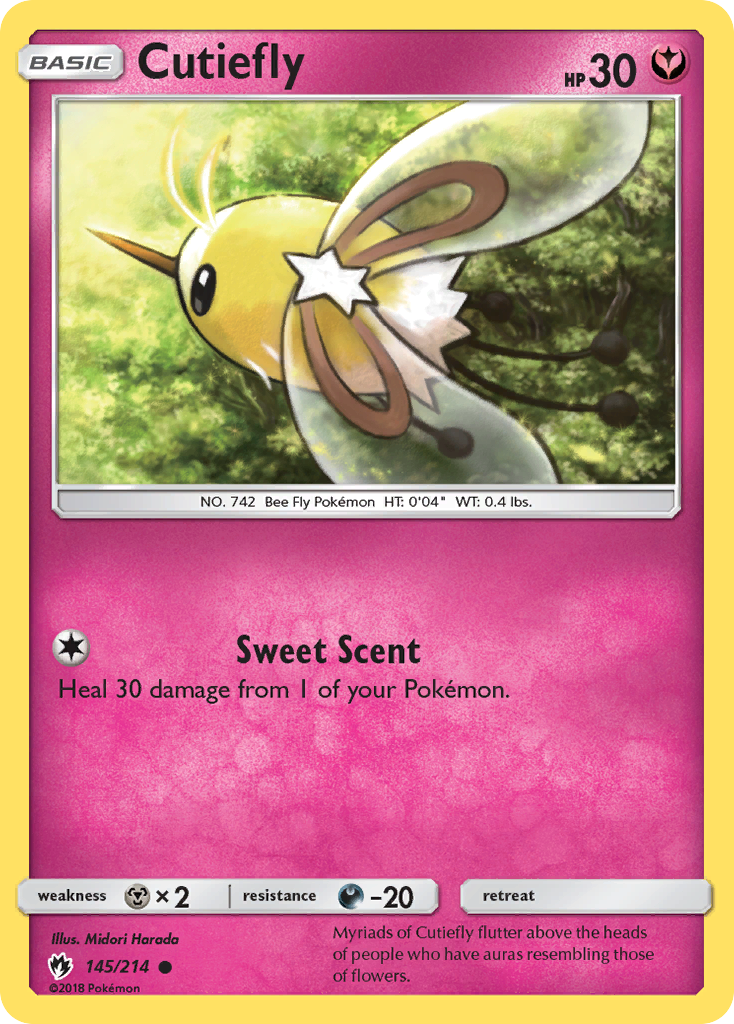 Cutiefly (145/214) [Sun & Moon: Lost Thunder] | Card Merchant Takapuna