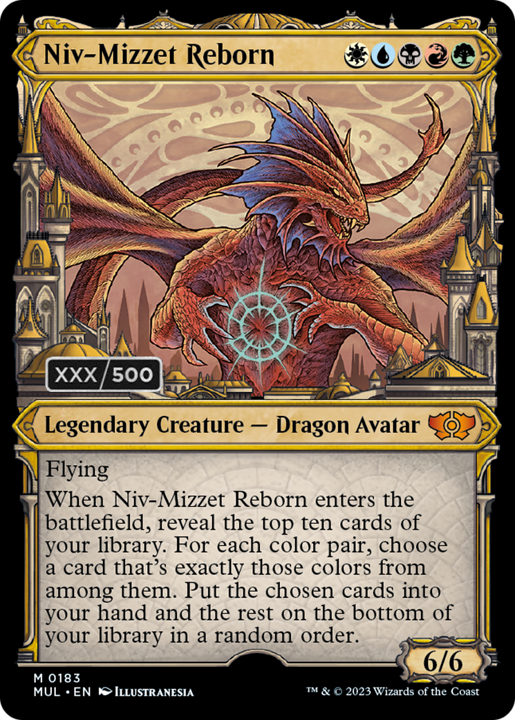 Niv-Mizzet Reborn (Serialized) [Multiverse Legends] | Card Merchant Takapuna