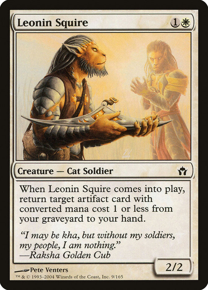 Leonin Squire [Fifth Dawn] | Card Merchant Takapuna